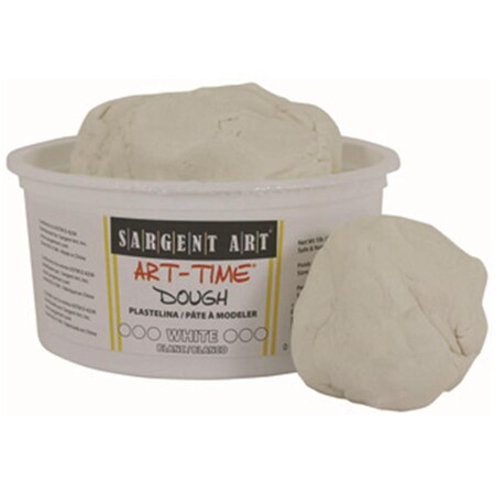 Sargent Art 1Lb Art Time Dough - White SAR853196